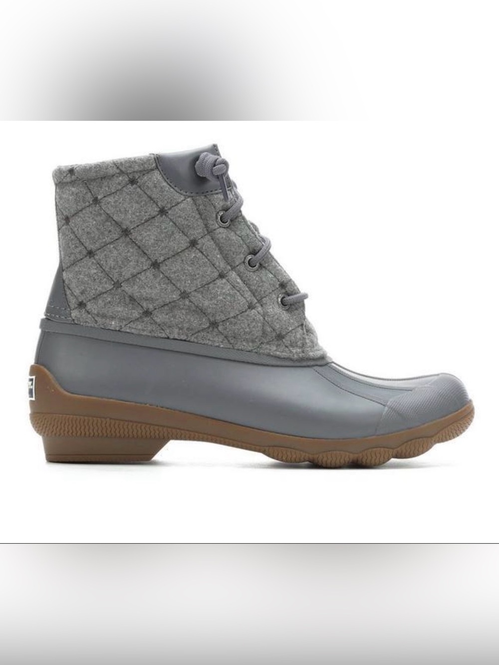 Sperry Saltwater Quilted Duck Boots Size 4 Youth/36 EU